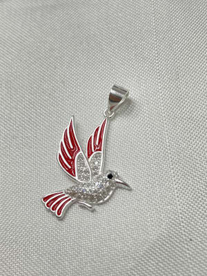 Colgante colibri der rojo1