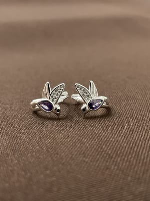 ARO ARGOLLA SEGURO 14 MM COLIBRÍ LILA1