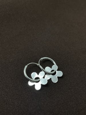 ARO ARGOLLA FLOR 2cm de ancho1