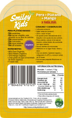18 Compotas Orgánicas Pera Plátano Mango | Smiley Kids 18 Compotas Orgánicas Pera Plátano Mango | Smiley Kids