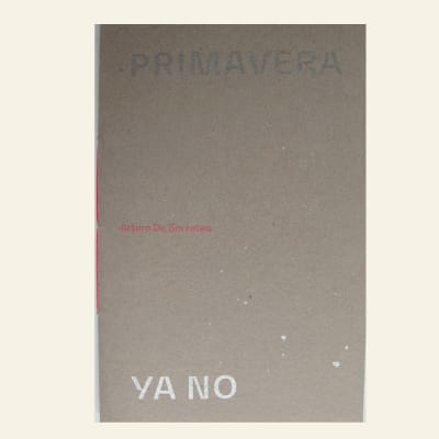 Primavera ya no | Arturo De Sarratea1