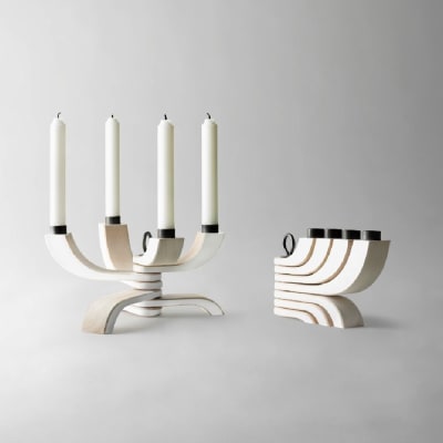 Candelabro Nórdico 4 Brazos
