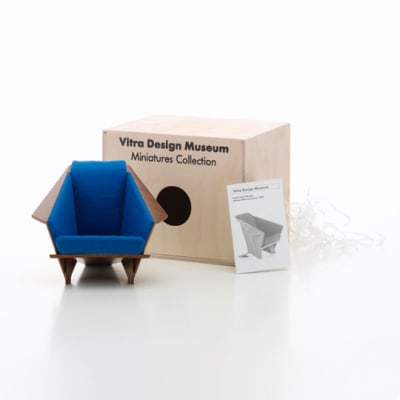 MINIATURE TALIESIN WEST ARMCHAIR, Wright, 1946