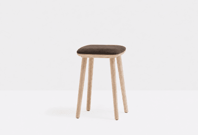 Taburete Babila H49 Terciopelo Marron