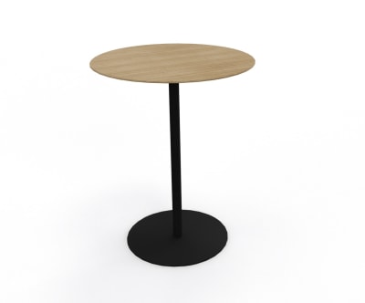 Mesa Nota cubierta redonda fija