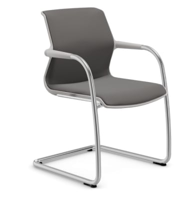 Silla Unix Cantiliver Mauve Grey