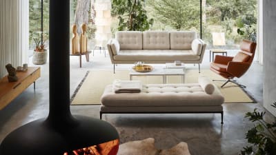 Suita Sofa 3 cuerpos Capitone