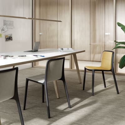 Silla Bika Stripe Mostaza