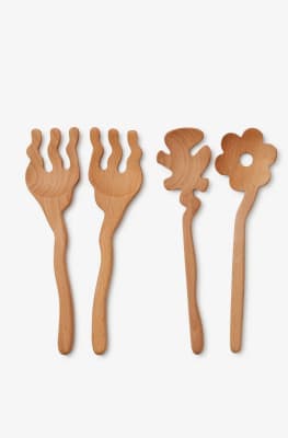 Serving Friends Cucharas para servir Flores