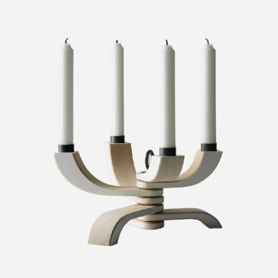Candelabro Nórdico 4 Brazos