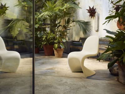 Silla Panton color Crema Edicion Limitada
