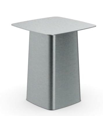 Metal Side Table Small Galvanizado