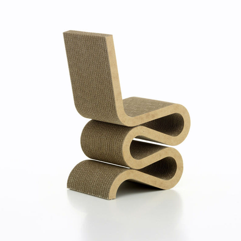 MINIATURA WIGGLE SIDE CHAIR, Gehry, 19721