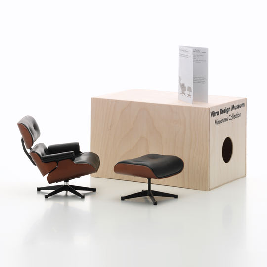 MINIATURA LOUNGE CHAIR & OTTOMAN, Eames, 1956 0