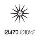 Reloj Sunburst black/brass3