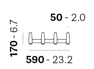 Perchero de Muro Flag6