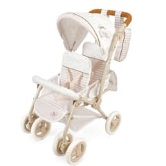 Coche Gemelar de Muñecas Plegable Colección Verona