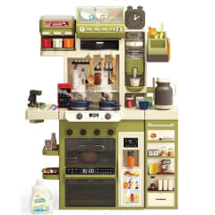 Cocina para Niños Multifunción  Agua, Vapor, Luz y sonido 122 cm, 71 accesorios