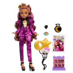 Muñeca Monster High, Clawdeen Wolf en Estilo Monster Ball con Accesorios