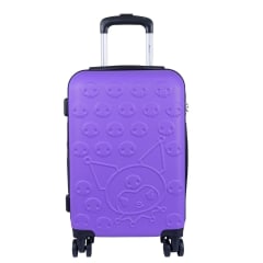Maleta de Cabina Carry On Kuromi Scool - Morado