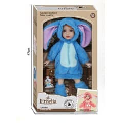 Muñeca Fashion 45 cm vestida tipo Stitch