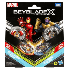 Beyblade X Duo Pack Iron Man Vs Thanos 0