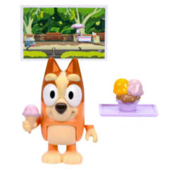 Figura Personaje Bluey con Accesorio- Bingo & Ice Cream