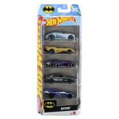 Pack  x5 Autos Hot Wheels Colección Batman 