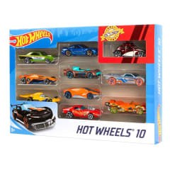 Pack x 10 Automoviles Hot Wheels
