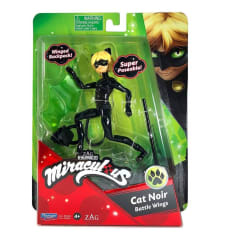 Figura Cat Noir Battle Wings- Miraculous 12 cm 0