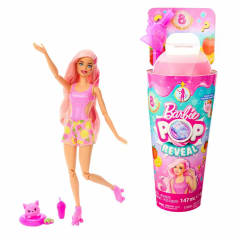Muñeca Barbie Pop Reveal y Accesorios, Aroma de Limonada de Fresa