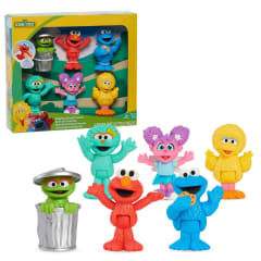 Figuras x 6 Plaza Sésamo Amigos 0