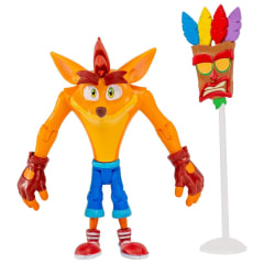 Crash Bandicoot con Máscara Aku Aku Articulado 0