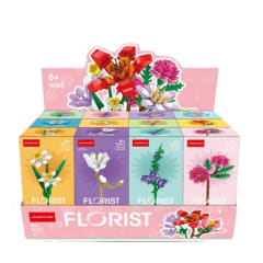 Set Bloques Armables de 12 Flores  Diferentes