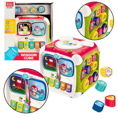 Cubo Didáctico Estimuación para Bebes Multifunciones 0