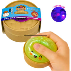 Squishy Dumpling Sorpresa con Luz, Glitter y  Vaporera