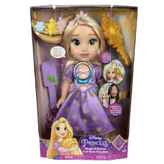 Muñeca Princesa Rapunzel Magic in Motion Hair Glow 4
