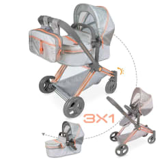 Coche de Muñecas  Cityx 3 en 1