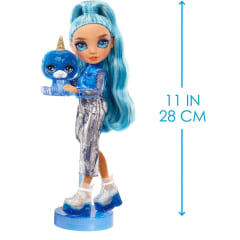 Muñeca Rainbow High Skyler con Kit Mascota y Slime