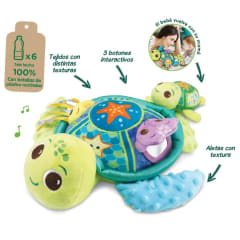 Tortuga y su Bebé Peluche Texturas y Sensaciones