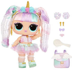 Muñeca L.O.L. Surprise Big Baby Unicorn Hair Hair Hair­