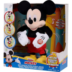 Muñeco Peluche Mickey Mouse Movimiento y Sonido
