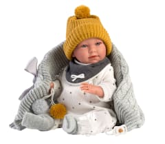Bebé Mimo Llorón 40 cm con mantita