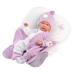 Muñeca Lala Llorona 40 cm Saquito Mariposa
