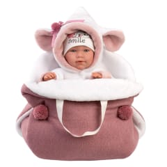 Muñeca Llorens Mimi Llorona 42 cm Saquito Rosa