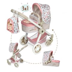 Coche Para Muñecas Convertible 3 en 1 Colección Sweet 1