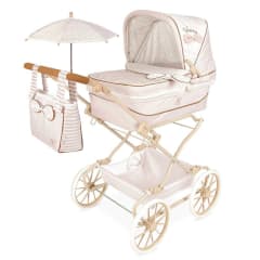 Coche de Muñecas Reborn Verona Plegable con Sombrilla 0