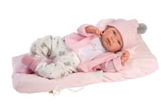 Tina Llorona Recién Nacida 44 cm con Cojín 