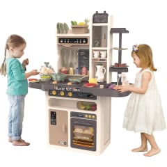 Cocina Moderna de Lujo para Niños Vapor, Luz, Agua 93.5 cm de altura