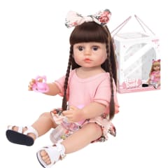 Muñeca Bebe Real Interactiva 55 cm Tipo Reborn-5 Es